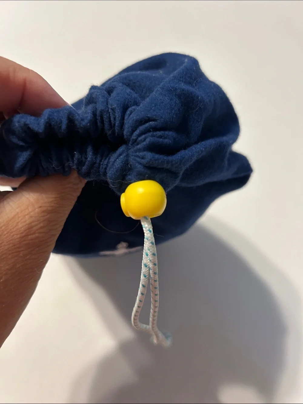 Bombas Blue Yellow Knit Gripper Slippers Unisex XL 13 - 15 Travel Lounge Comfy